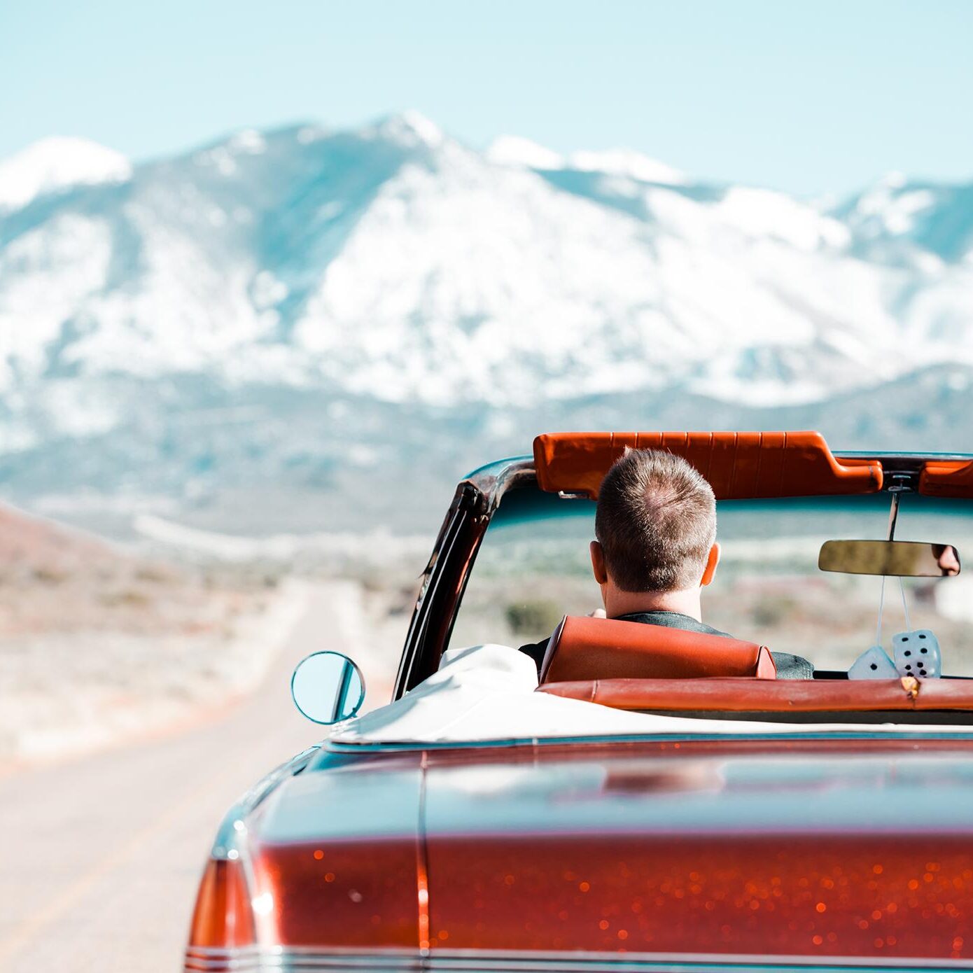 A Road Trip Through The American Southwest In A Classic Convertible Car